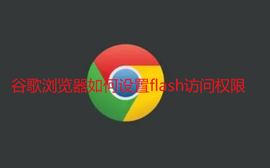 谷歌浏览器如何设置flash访问权限1